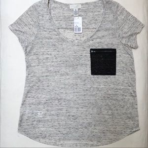 NWT Forever 21 Grey Short Sleeve Top